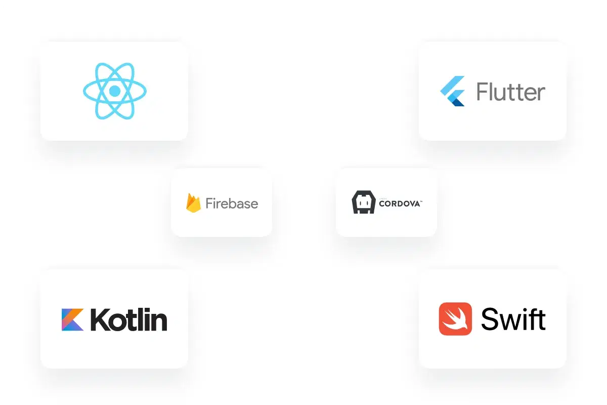 Illustration for Hybrid & Native Mobile Applications